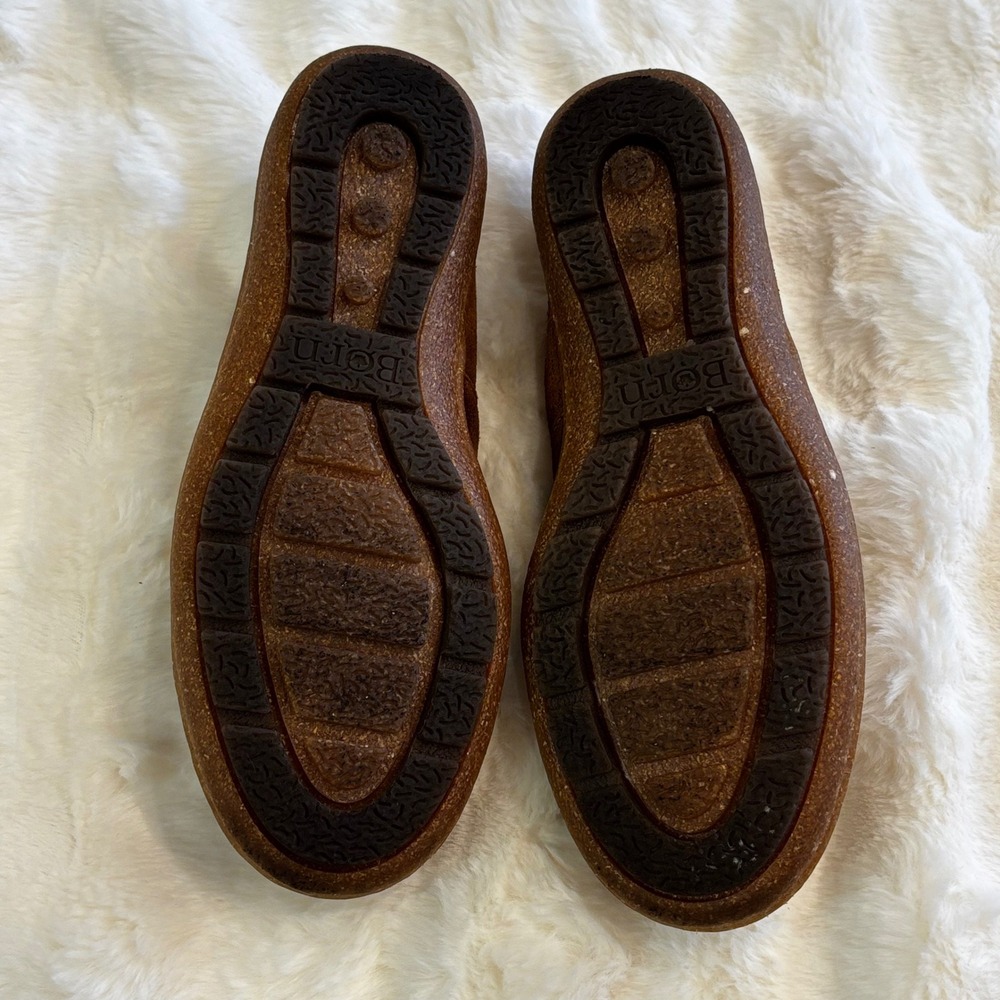 Born Naya Brown Suede Slip On Loafers Flats Womens 8 39 - Picture 5 of 8